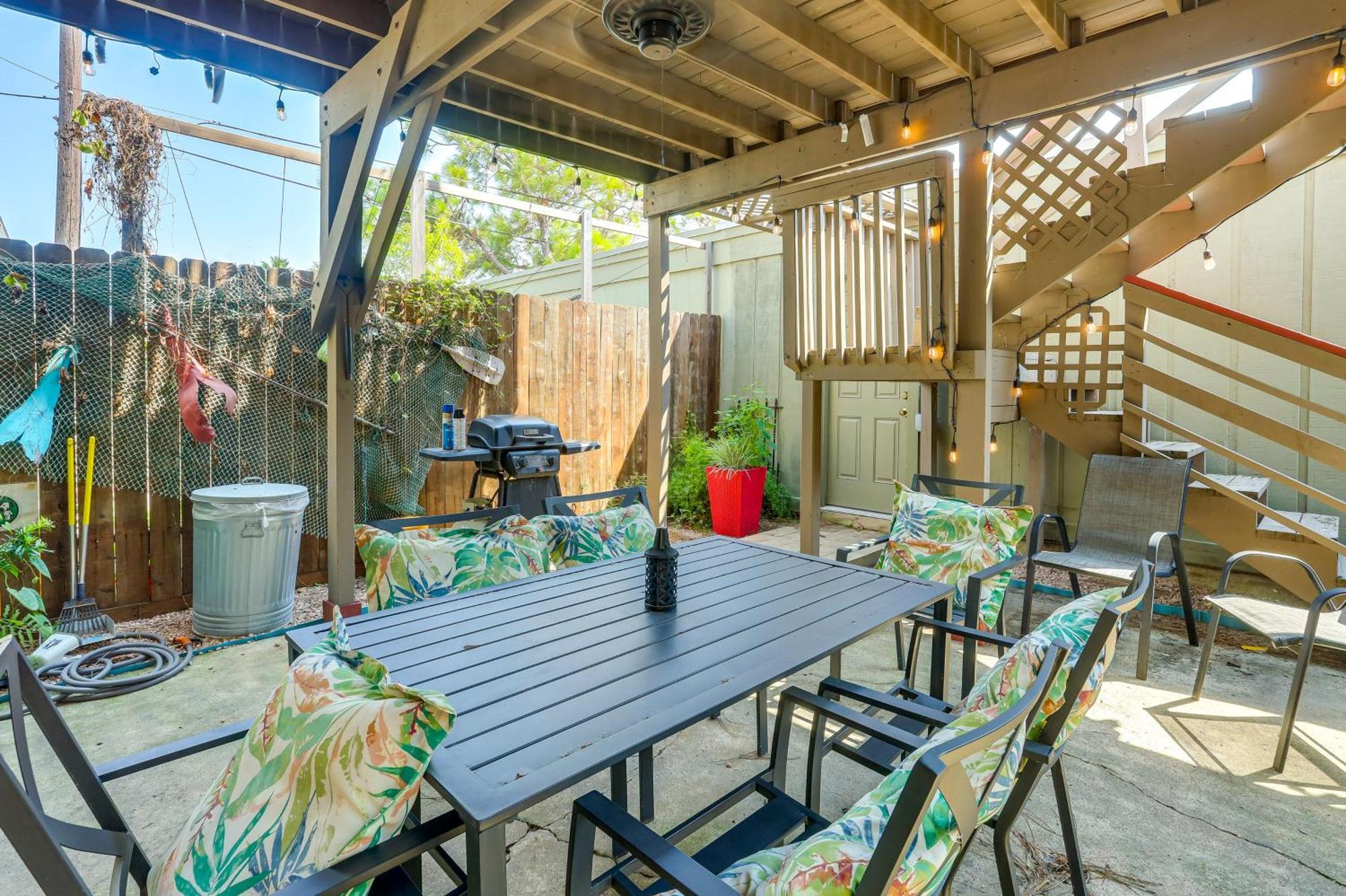 Townhome Near Beach In Galveston Furnished Patio! Exterior foto