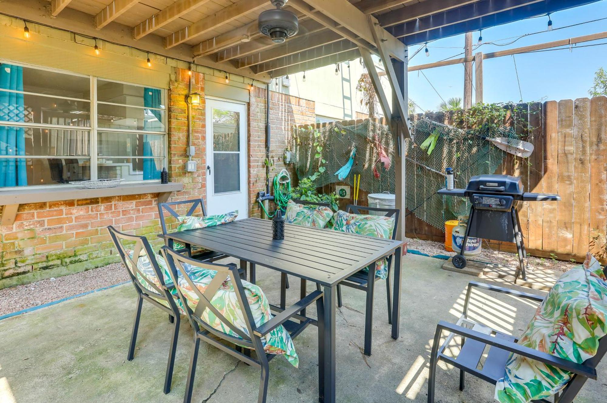 Townhome Near Beach In Galveston Furnished Patio! Exterior foto
